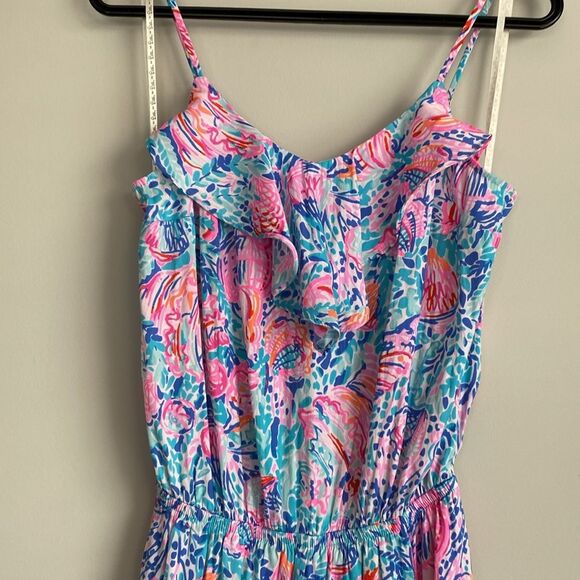 Lilly Pulitzer Treasure Trove Zana Skort Romper - Picture 2 of 9